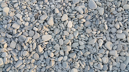 Image showing Sea pebbles background