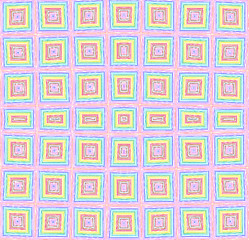 Image showing Bright color checkered pattern