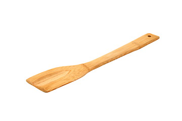 Image showing bamboo wood spatula