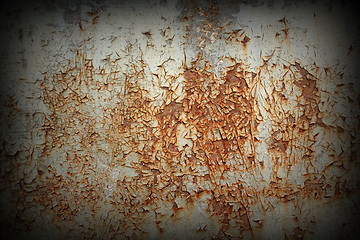 Image showing old rusted metal texture