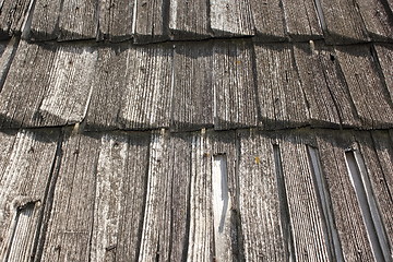 Image showing roof wooden elements