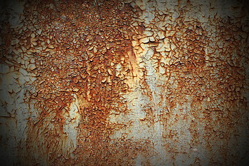 Image showing texture of rust on metal