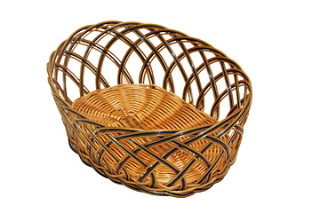 Image showing isolated wattle basket  