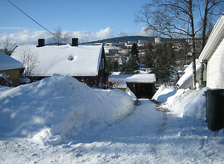 Image showing Real Norwegian winter