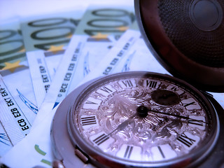 Image showing Time equals money