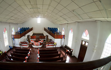 Image showing old church interior caribbean island