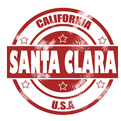 Image showing Santa Clara Stamp