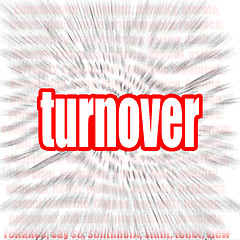 Image showing Turnover word cloud