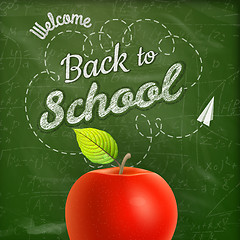 Image showing Back to school background. EPS 10