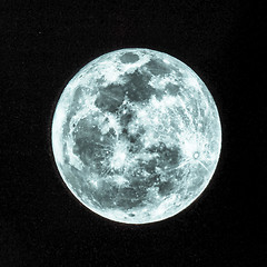 Image showing Full moon HDR