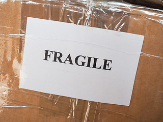 Image showing Fragile sign