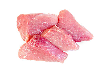 Image showing Meat pork slices