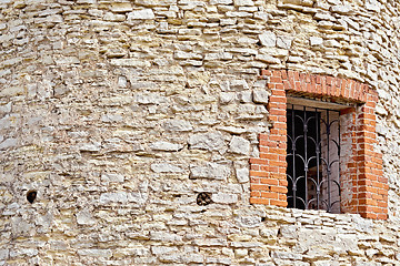 Image showing Wall and window of tower