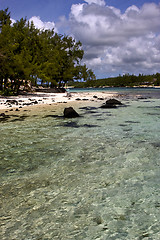 Image showing beach rocks and stones in deus cocos