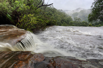 Image showing Misty Waterfall