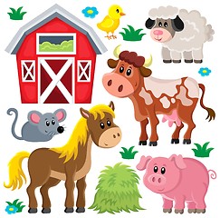 Image showing Farm animals set 2