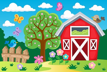 Image showing Farm topic background 1