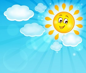Image showing Image with happy sun theme 5