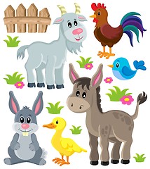 Image showing Farm animals set 3