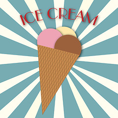 Image showing Ice cream