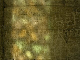 Image showing Nice wall with graffiti