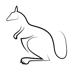 Image showing Kangaroo Icon