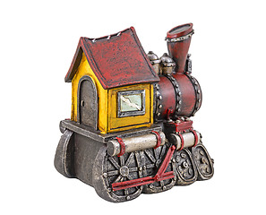Image showing Model of steam locomotive