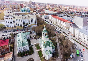 Image showing Krestovozdvizhensky temple in Tyumen. Russia