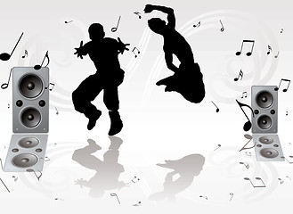Image showing dance music pair