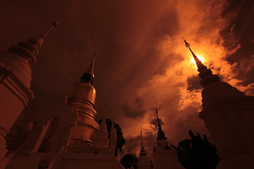 Image showing ASIA THAILAND CHIANG MAI WAT SUAN DOK