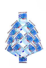 Image showing Euro christmas tree