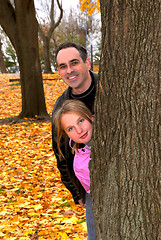 Image showing Family park autumn