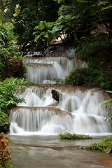 Image showing ASIA THAILAND CHIANG MAI FANG WASSERFALL