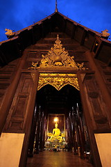 Image showing ASIA THAILAND CHIANG MAI WAT PHAN TAO