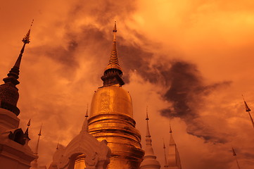 Image showing ASIA THAILAND CHIANG MAI WAT SUAN DOK