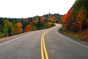 Image showing Fall highway