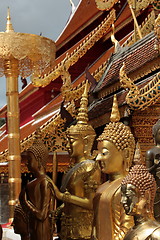 Image showing ASIA THAILAND CHIANG WAT DOI SUTHEP