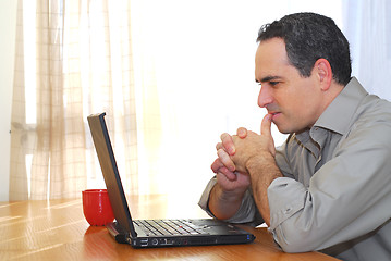 Image showing Man with laptop