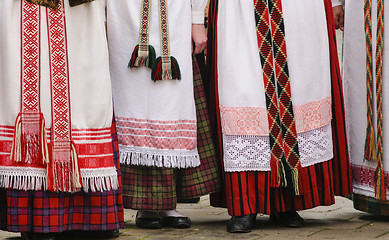 Image showing Lithuanian traditional dresses