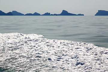 Image showing asia myanmar kho phangan bay isle  