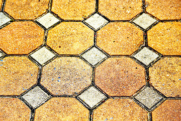 Image showing asia in  thailand kho samui     tiles  the temple 