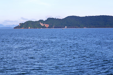 Image showing   asia  myanmar   hill  in thailand and south china sea 