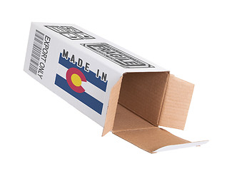 Image showing Concept of export - Product of Colorado