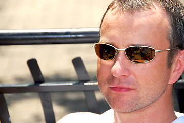 Image showing Man sunglasses