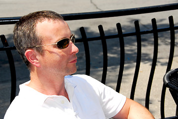 Image showing Man sunglasses