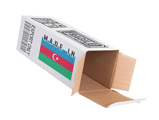 Image showing Concept of export - Product of Azerbaijan