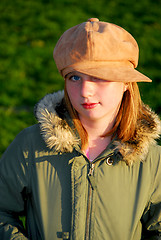 Image showing Girl portrait outside