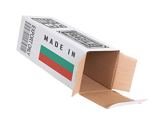 Image showing Concept of export - Product of Bulgaria