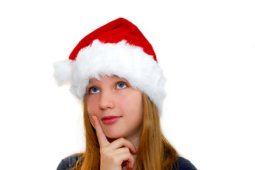 Image showing Chrismas girl