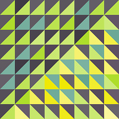 Image showing Geometric triangles background. Mosaic. 